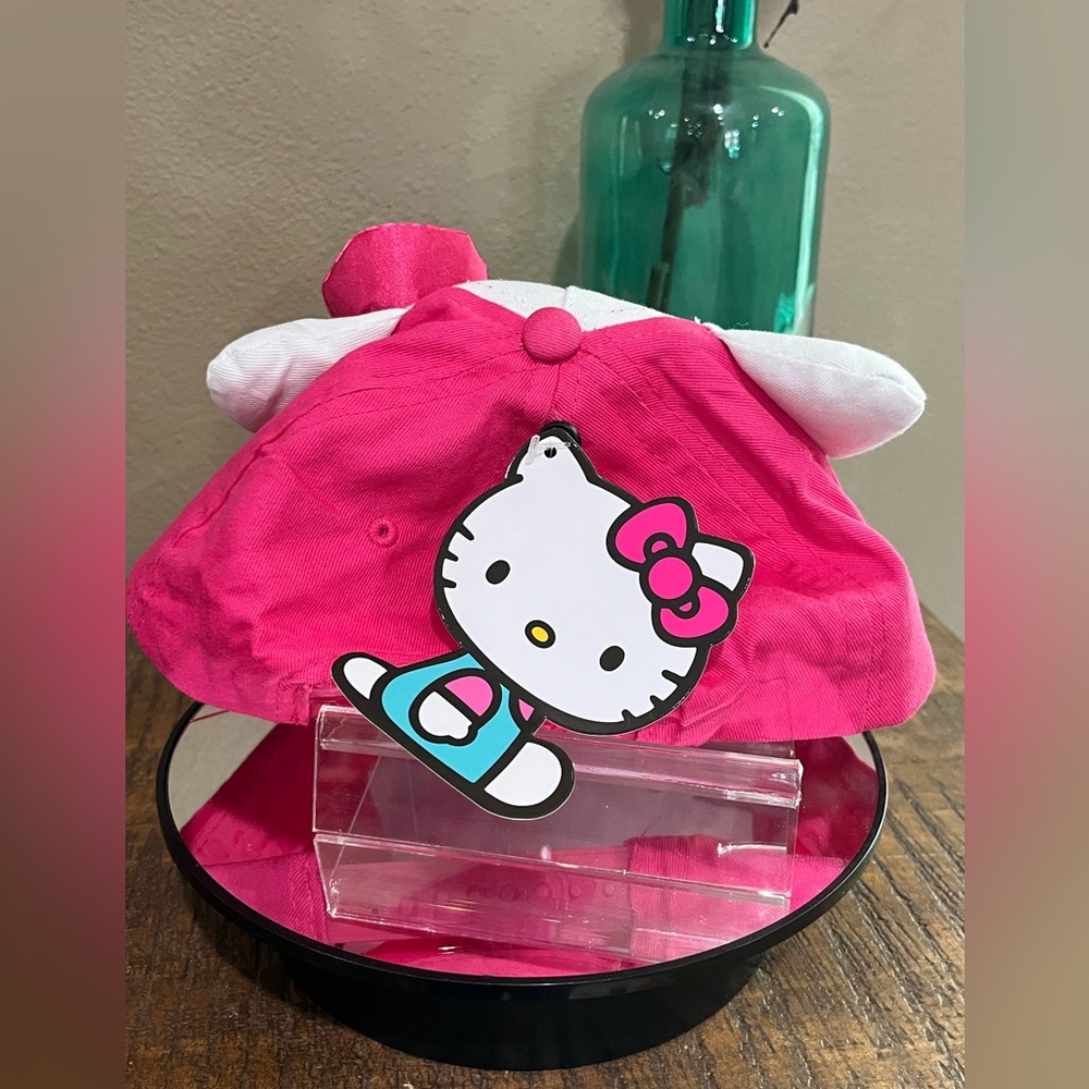 Hello Kitty Pink & White Bow Cap, new! - Picture 3 of 5